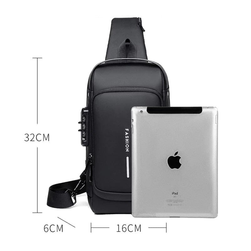 Bolsa Slim Bag™ - Mochila Anti-Furto com Senha e USB